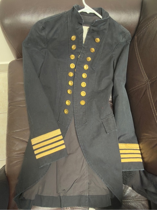 Denim & Supply Ralph Lauren Other - Women Military-Style Black Coat with Gold Trim